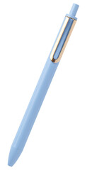 light blue pen isolated on transparent background