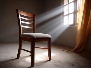 fading darkness: chair time-lapse