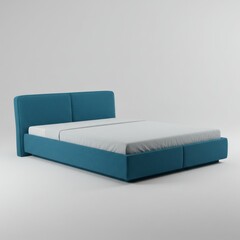 Fototapeta premium bed on a white background