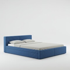 Fototapeta premium bed on a white background