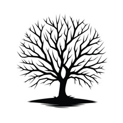 Palm Tree Silhouette – Tropical Paradise Clipart with Sunset Design