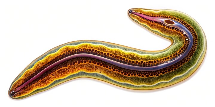 Planaria Diagram Anatomy Illustration Scientific