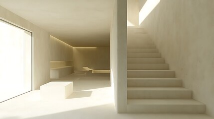 Obraz premium Minimalist Home Interior