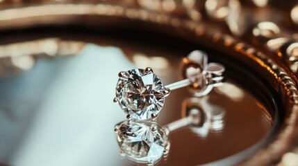 Closeup ornate silver keys brown background