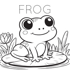 drawing frog
