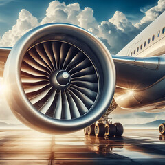 turbines of an aircraft