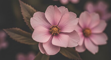 Close-up view of blooming flowers - Serenity and tranquility - Floral design for aesthetic purposes