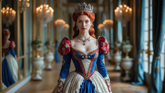 Reyna en su castillo