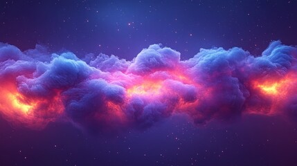 Obraz premium Cosmic Cloud Formation