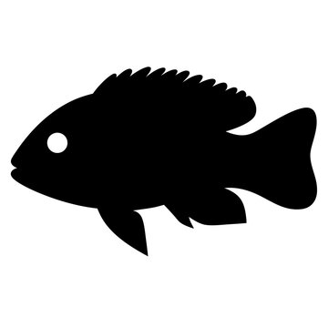 recommend clip art: dwarf cichlid fish black silhouette of a moorish idol fish aquatic animal ocean life- simple black silhouette of a dwarf cichlid fish tropical sea life animal icon,