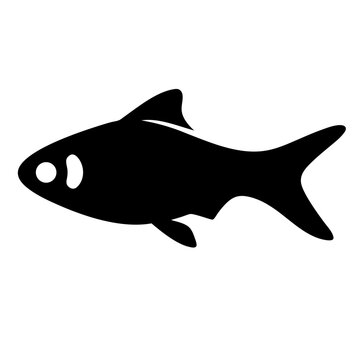 recommend clip art: harlequin rasbora fish black silhouette of a moorish idol fish aquatic animal ocean life- simple black silhouette of a harlequin rasbora fish tropical sea life animal icon,