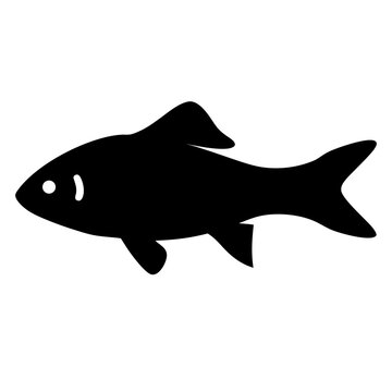 recommend clip art: kribensis fish black silhouette of a moorish idol fish aquatic animal ocean life- simple black silhouette of a kribensis fish tropical sea life animal icon,