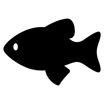 recommend clip art: zebra danio fish black silhouette of a moorish idol fish aquatic animal ocean life- simple black silhouette of a zebra danio fish tropical sea life animal icon,