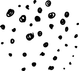 Dense Miniature Dot Scatter with Even Distribution