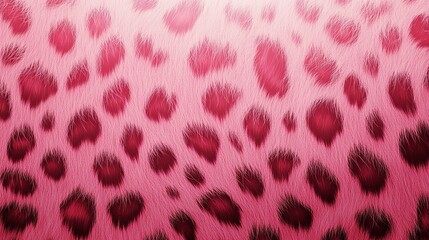 Obraz premium A vibrant pink leopard print pattern with a deep red center.