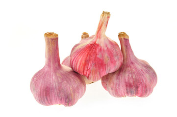 Garlic isolated on white background