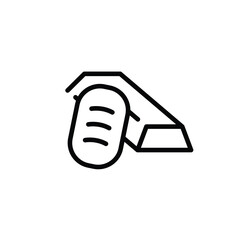 japanese gold outline icon vector design good for web or mobile app