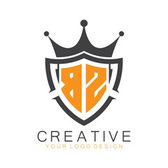 initial monogram with letter creative logo