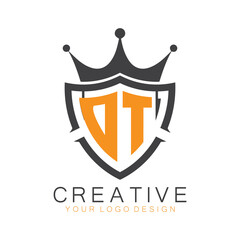 initial monogram with letter creative logo