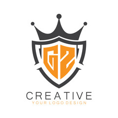 initial monogram with letter creative logo