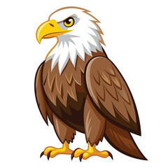 Eagle  isolated on white background