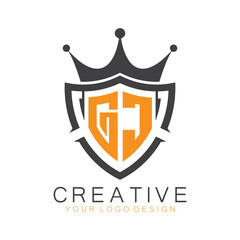 initial monogram with letter creative logo