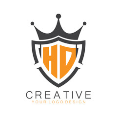 initial monogram with letter creative logo