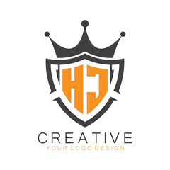 initial monogram with letter creative logo