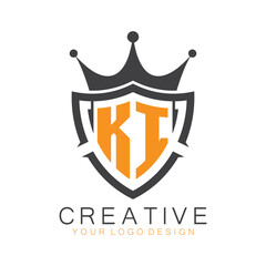 initial monogram with letter creative logo