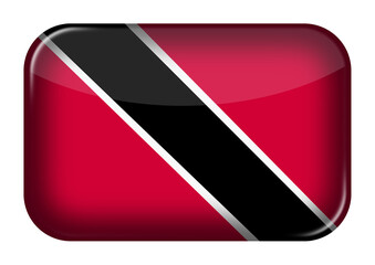 Trinidad and Tobago web icon rectangle button