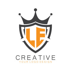 initial monogram with letter creative logo