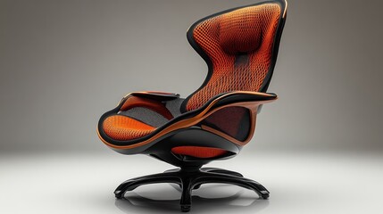 Ergonomic Office Chair with Modern Design and Comfortable Mesh Backrest