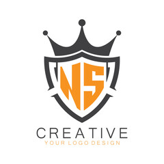 initial monogram with letter creative logo