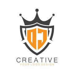 initial monogram with letter creative logo