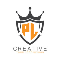 initial monogram with letter creative logo