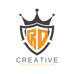 initial monogram with letter creative logo