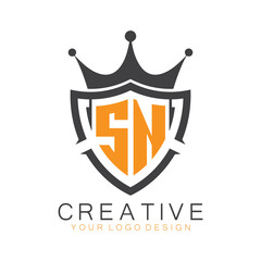 initial monogram with letter creative logo