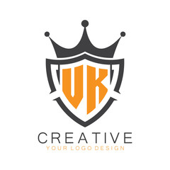 initial monogram with letter creative logo