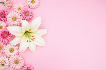pink flowers on a pink background (1)2