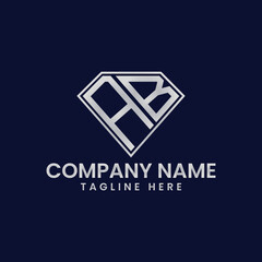 Simple Letter Logo in Diamond Frame