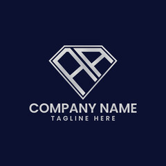 Simple Letter Logo in Diamond Frame