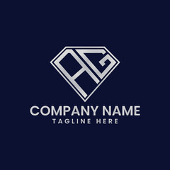 Simple Letter Logo in Diamond Frame