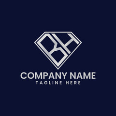 Simple Letter Logo in Diamond Frame