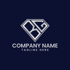 Simple Letter Logo in Diamond Frame