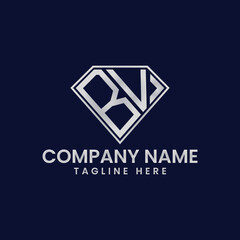 Simple Letter Logo in Diamond Frame