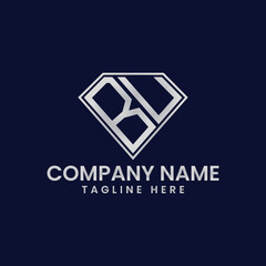 Simple Letter Logo in Diamond Frame