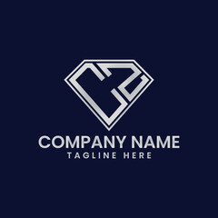 Simple Letter Logo in Diamond Frame