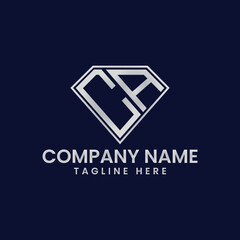 Simple Letter Logo in Diamond Frame