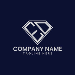 Simple Letter Logo in Diamond Frame