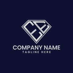 Simple Letter Logo in Diamond Frame